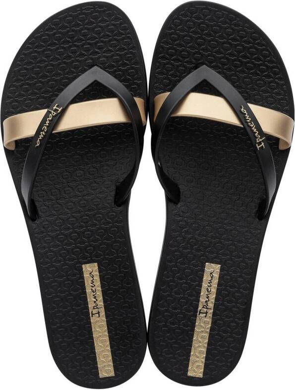 Ipanema Kirei teenslippers zwart goud