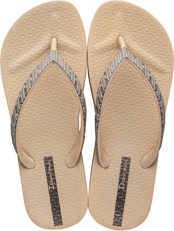 Ipanema Anatomic Mesh Plateau Slippers Dames Beige