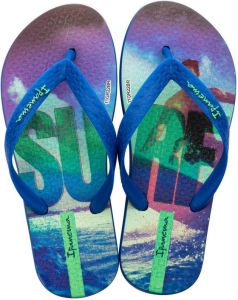 Ipanema Classic Kids Slippers Unisex Junior Blue Green