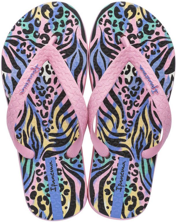 Ipanema Temas teenslippers roze wit multi Meisjes Gerecycled materiaal 38-39