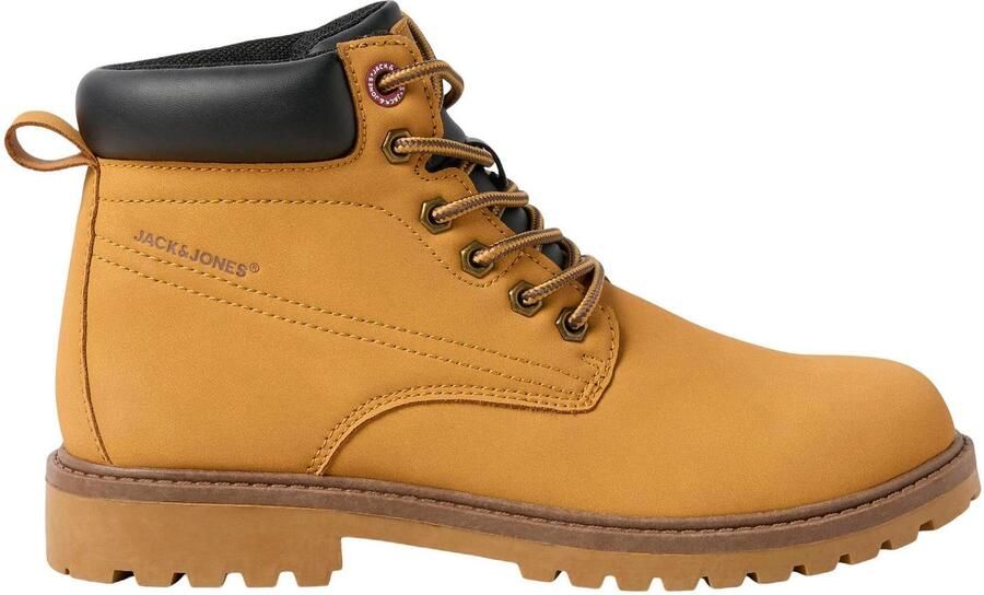 JACK & JONES enkelboots met profielzool okergeel