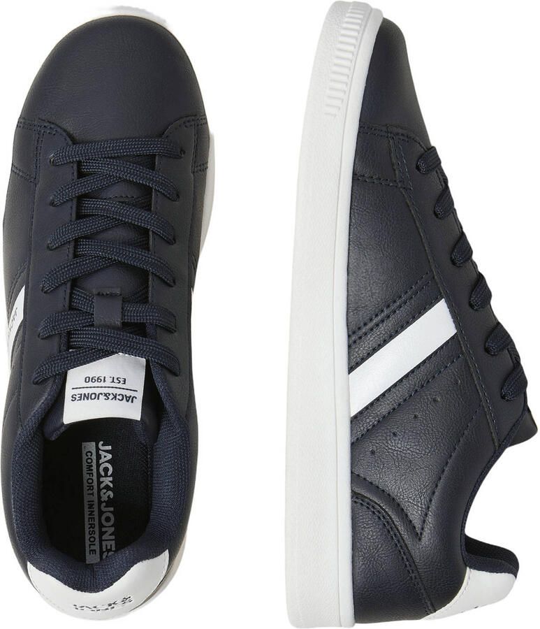 JACK & JONES Jfwblaze Basic sneakers donkerblauw wit - Foto 2