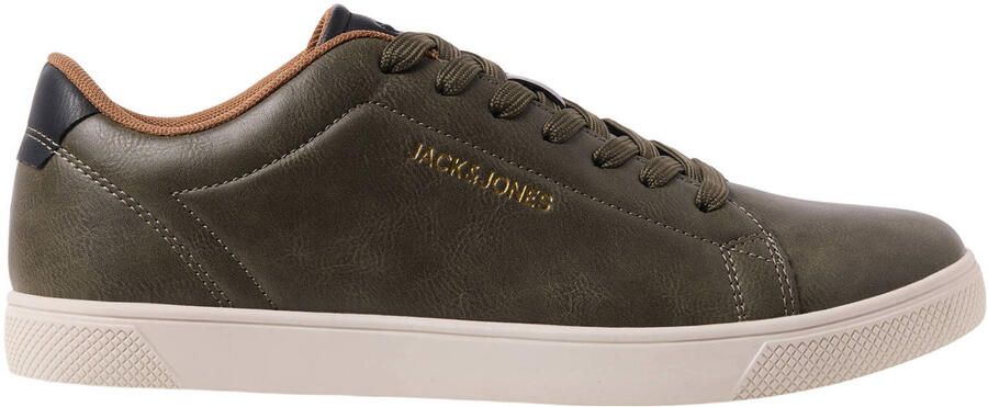 JACK & JONES Jfwbosley Pu Noos imitatieleren sneakers met logo