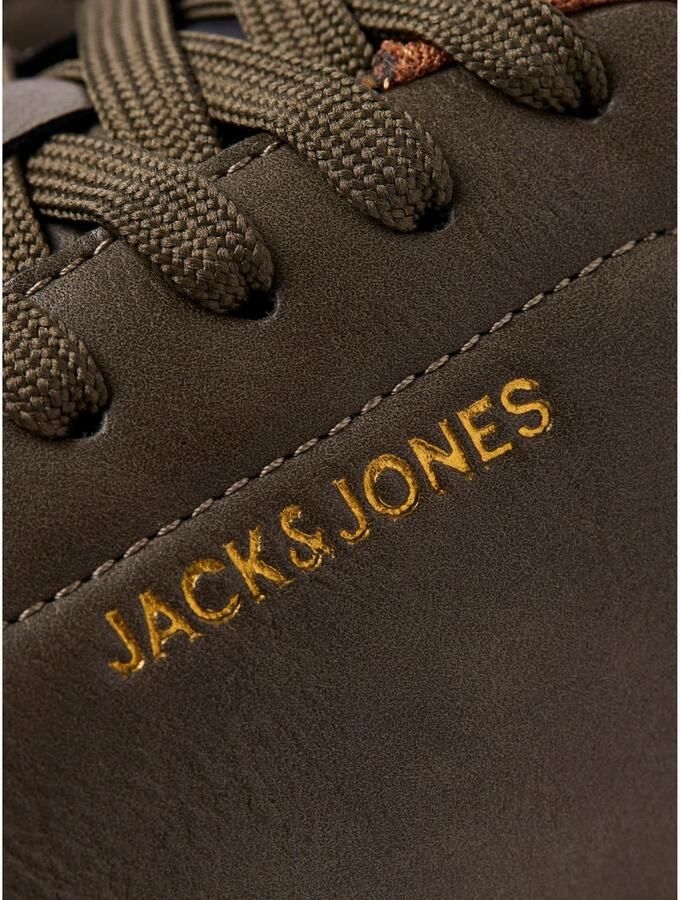 JACK & JONES Jfwbosley Pu Noos imitatieleren sneakers met logo - Foto 2