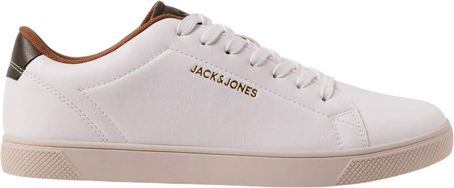 JACK & JONES Jfwbosley Pu Noos imitatieleren sneakers met logo