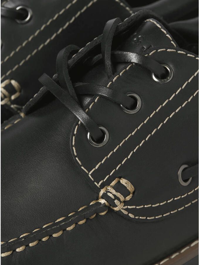 JACK & JONES JACK&JONES JFWBROOKLYN LEATHER BOAT SHOE LN Heren Veterschoenen - Foto 3