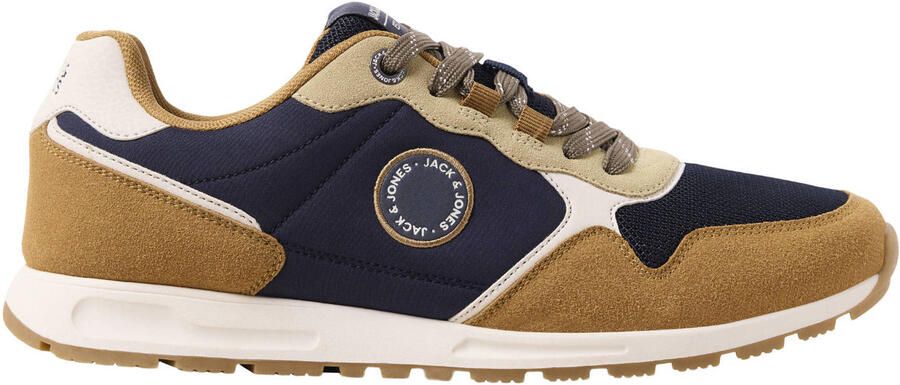 JACK & JONES Jfwcambridge Combo sneakers camel blauw