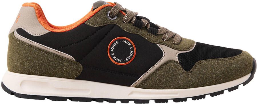 JACK & JONES Jfwcambridge Combo sneakers olijfgroen antraciet