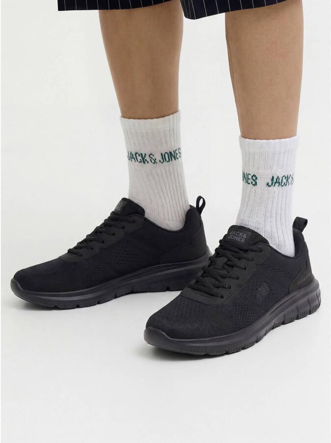 JACK & JONES Jfwcrescent jacquard sneakers antraciet - Foto 3