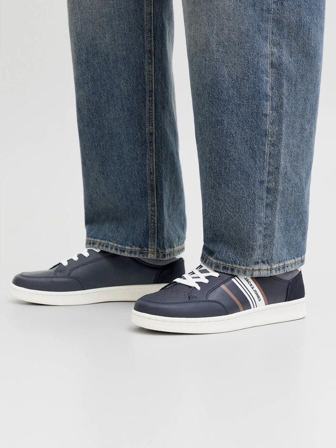 JACK & JONES Sneakers laag 'JFWDAXON' navy bruin wit - Foto 3