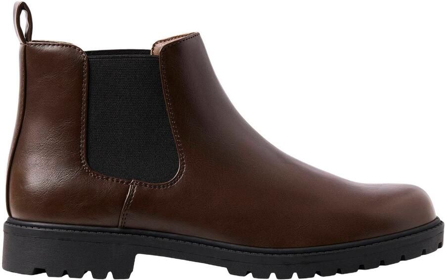 JACK & JONES Jfwduneland imitatieleren chelsea boots bruin