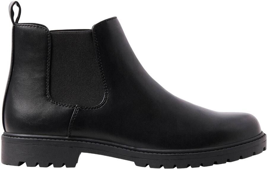 JACK & JONES Jfwduneland imitatieleren chelsea boots zwart