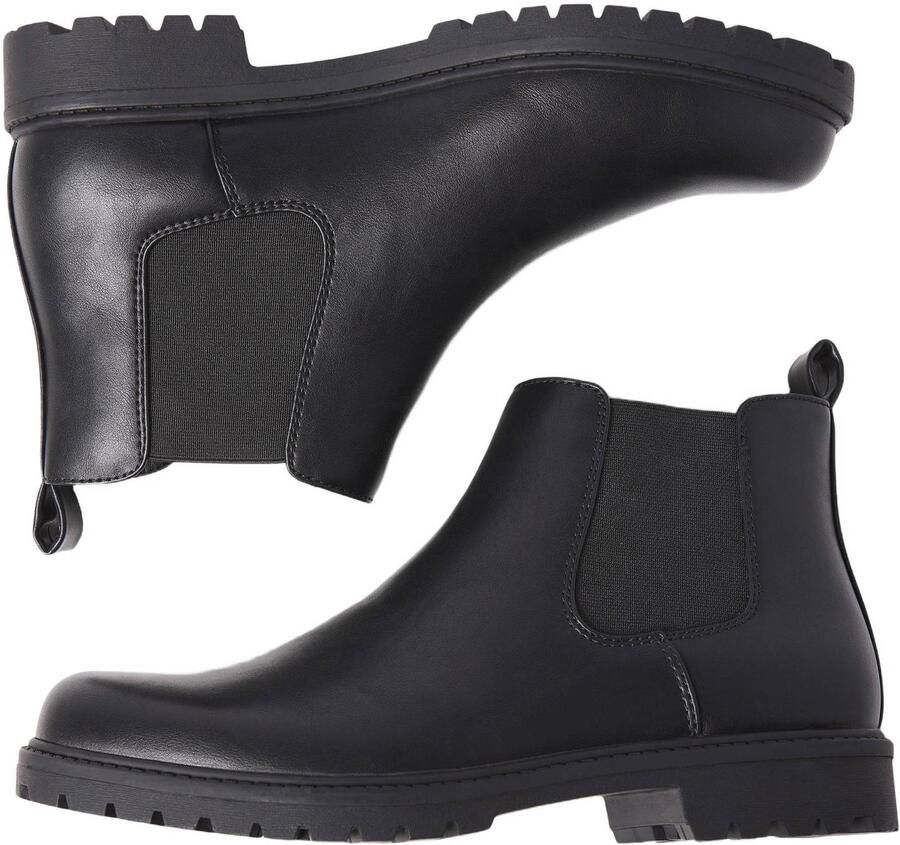 JACK & JONES Jfwduneland imitatieleren chelsea boots zwart - Foto 2