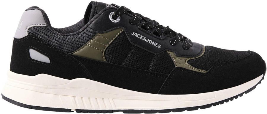 JACK & JONES JFWJupiter imitatieleren sneakers antraciet