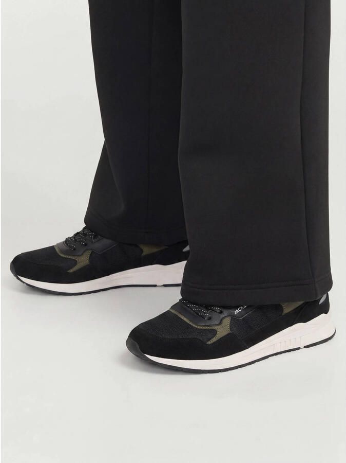 JACK & JONES JFWJupiter imitatieleren sneakers antraciet - Foto 3