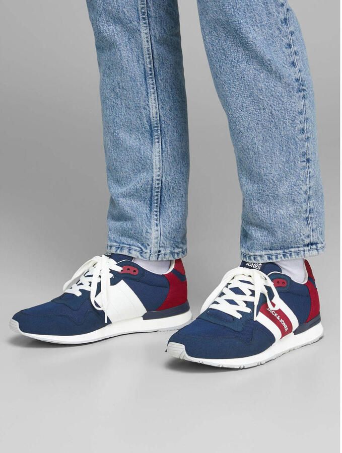 JACK & JONES JACK&JONES FOOTWEAR JFWSTELLAR MESH MAJOLICA BLUE NOOS Heren Sneakers