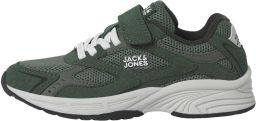 JACK & JONES JFWWEST sneakers met logo groen Jongens Logo