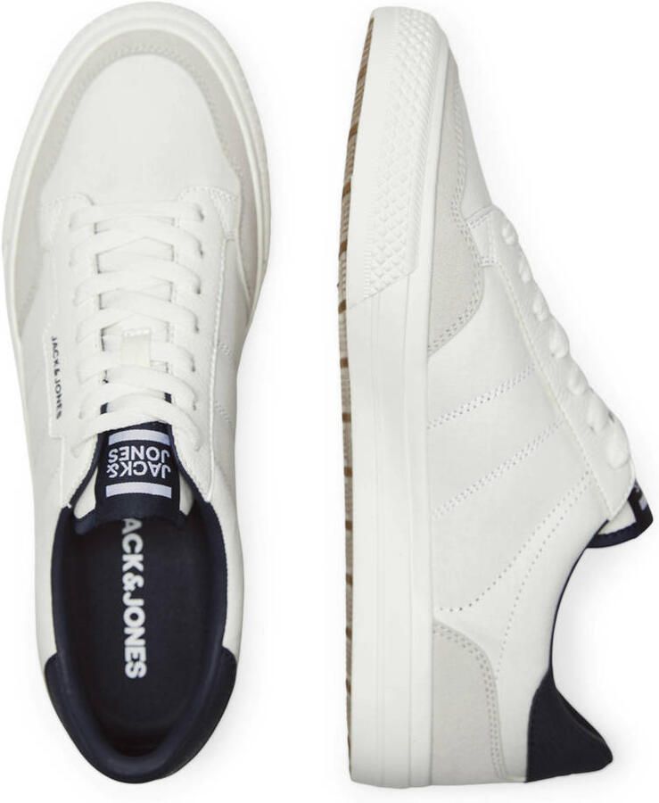 JACK & JONES JACK&JONES JFWMORDEN COMBO WHITE NAVY NOOS Heren Veterschoenen