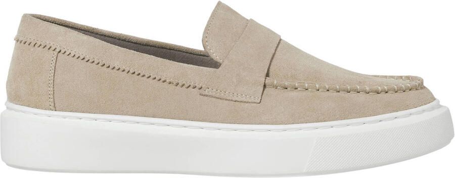 JACK & JONES suède loafers beige