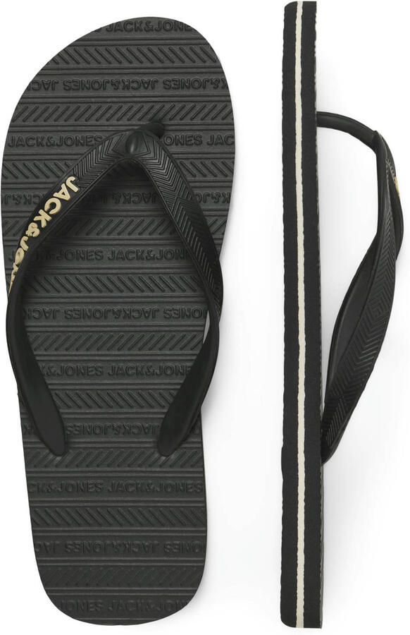JACK & JONES teenslippers zwart