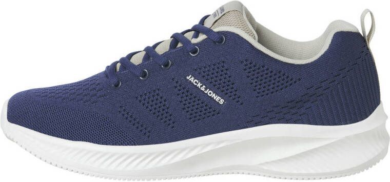 JACK & JONES Jfwcroxley Knit Sneaker Noos sneakers donkerblauw