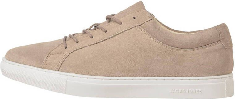 JACK & JONES JFWGALAXY suède sneakers beige