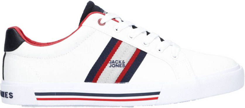 JACK & JONES JFWGorgon sneakers wit rood blauw