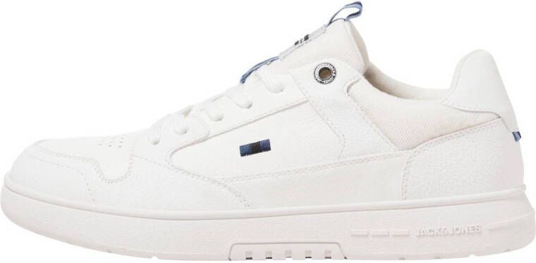 JACK & JONES Heren Sneaker wheath pu Bright White WIT