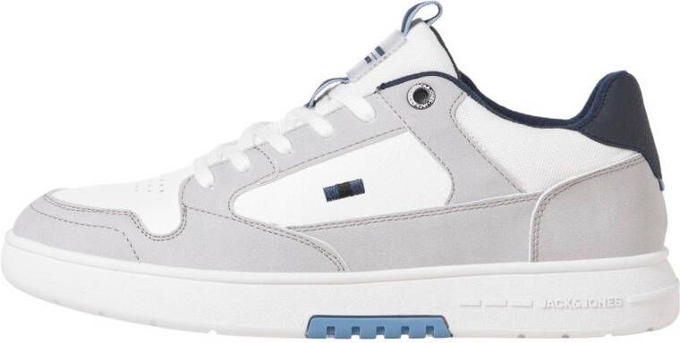 JACK & JONES JFWHEATH sneakers wit grijs