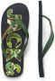 JACK & JONES Jfwlogo Palm Print Flip Flop teenslippers groen - Thumbnail 1