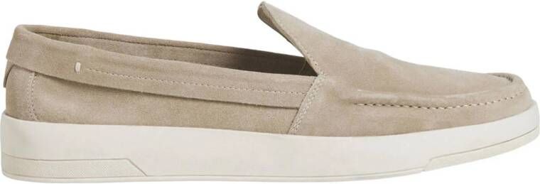 JACK & JONES JFWMACCARTNEY suède loafers taupe