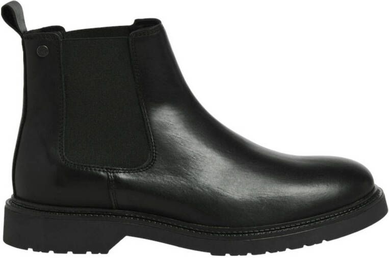 JACK & JONES Jfwvauxhall Leather Chelsea Boot Sn leren chelsea boots antraciet