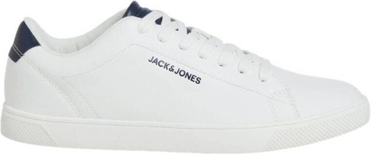 JACK & JONES Jfwbosley Pu Sneaker Noos sneakers wit blauw