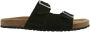JACK & JONES Jfwlouis Suede Sandal suède slippers antraciet - Thumbnail 1