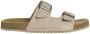 JACK & JONES Jfwlouis Suede Sandal suède slippers taupe - Thumbnail 1