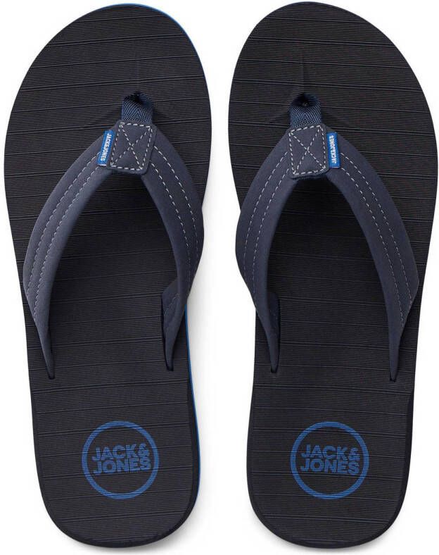 JACK & JONES teenslippers blauw