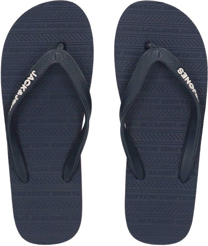 JACK & JONES Jfwbasic Flip Flop teenslippers donkerblauw