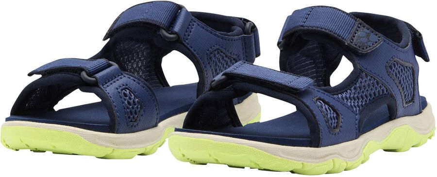 Jack Wolfskin Taraco Beach wandelschoenen donkerblauw geel - Foto 3