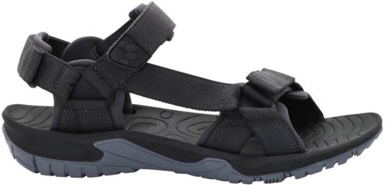 Jack Wolfskin Outdoorsandalen LAKEWOOD RIDE SANDAL M met klittenbandsluiting