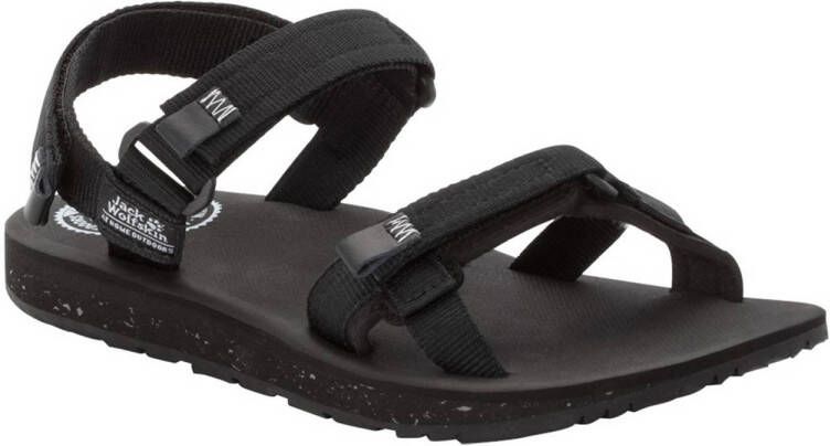 Jack Wolfskin Outfresh Sandal Women Duurzame trekkingsandalen Dames 39.5 zwart black light grey