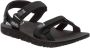 Jack Wolfskin Outfresh Sandal Women Duurzame trekkingsandalen Dames 39.5 zwart black light grey - Thumbnail 1