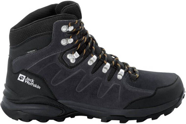 Jack Wolfskin Refugio Texapore Mid wandelschoenen antraciet geel