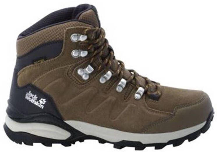 Jack Wolfskin Refugio Texapore Mid Women Waterdichte wandelschoenen Dames brown apricot