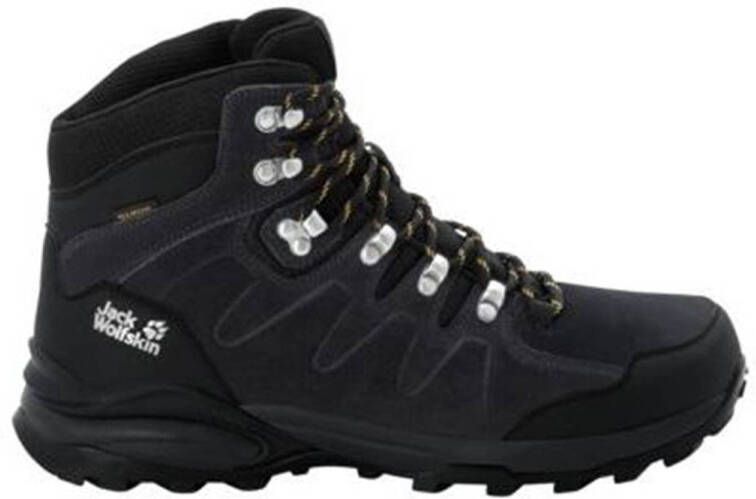 Jack Wolfskin Refugio Texapore Mid Men Waterdichte wandelschoenen Heren Phantom Burly Yellow Xt