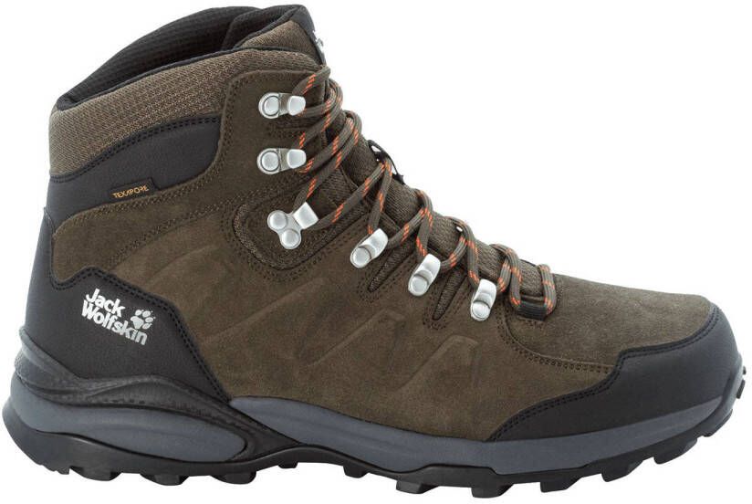 Jack Wolfskin Refugio Texapore wandelschoenen kaki antraciet