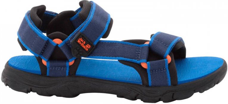 Gietvorm onderwijs Nauwgezet Jack Wolfskin Seven Seas 3 Kids Kinderen sandalen 29 blauw blue orange -  Schoenen.nl
