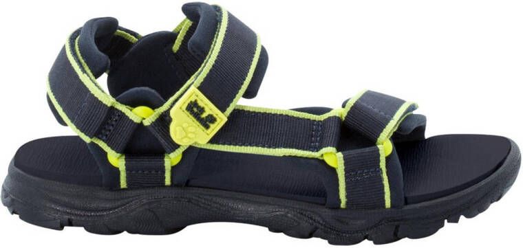Jack Wolfskin Seven Seas 3 Kinderen synthetische sandalen Blue Lime