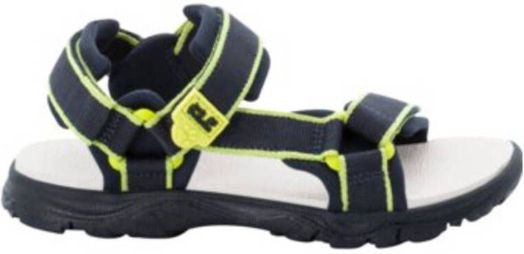 Jack Wolfskin Seven Seas 3 Kinderen synthetische sandalen Blue Lime