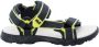 Jack Wolfskin Seven Seas 3 Kinderen synthetische sandalen Blue Lime - Thumbnail 1
