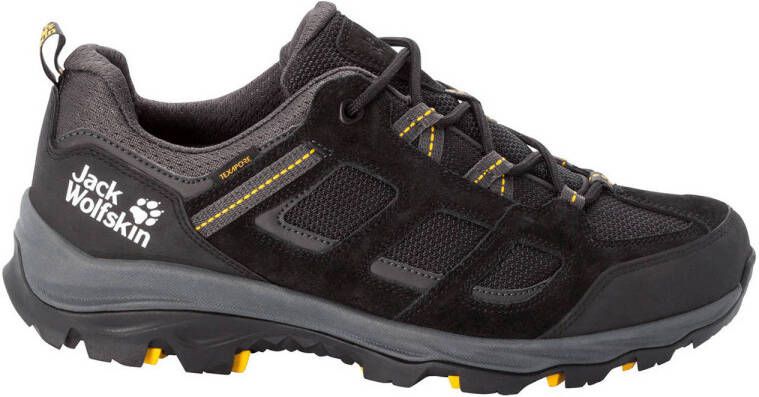 Jack Wolfskin Vojo 3 Texapore Low Wandelschoen Heren waterdichte lage wandelschoenen Black Burly Yellow Xt